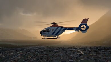 EC-135 V5 от HSF Design и Rotorsim для X-Plane 12