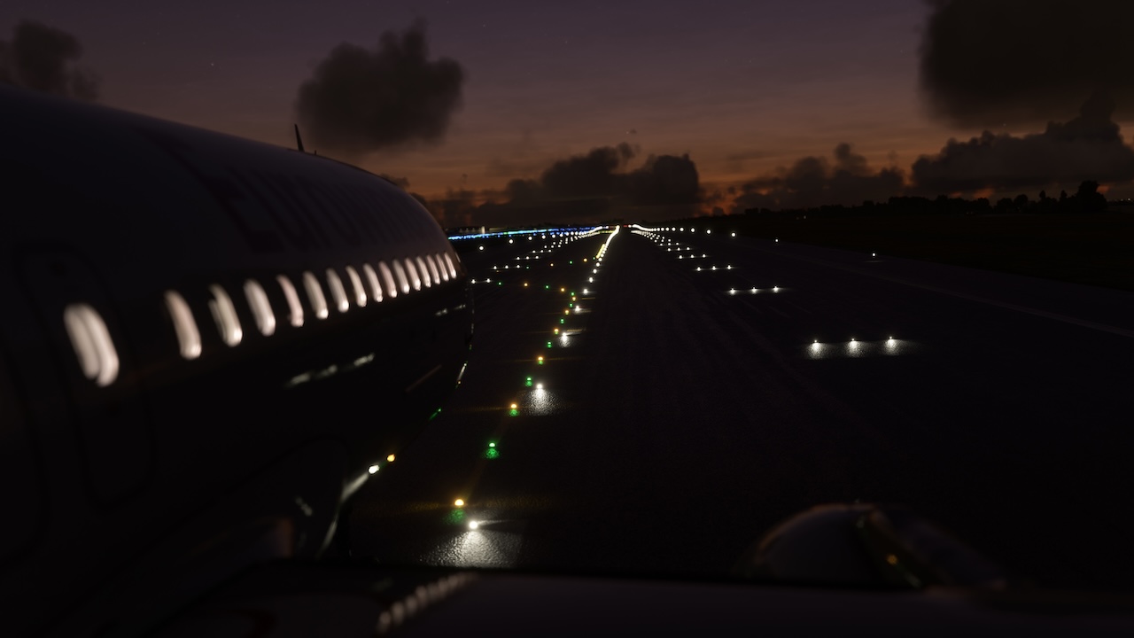 Улучшенные огни ВПП в Microsoft Flight Simulator от Flyt Simulations