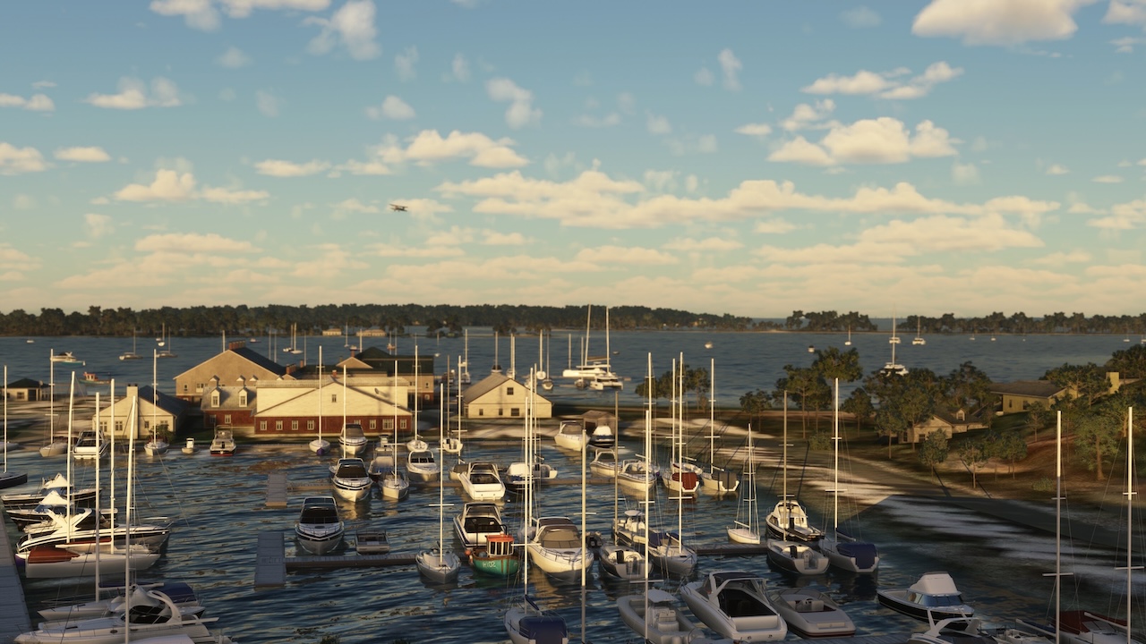 Vessels Cape Cod v1.0.0 от Seafront Simulations в Microsoft Flight Simulator