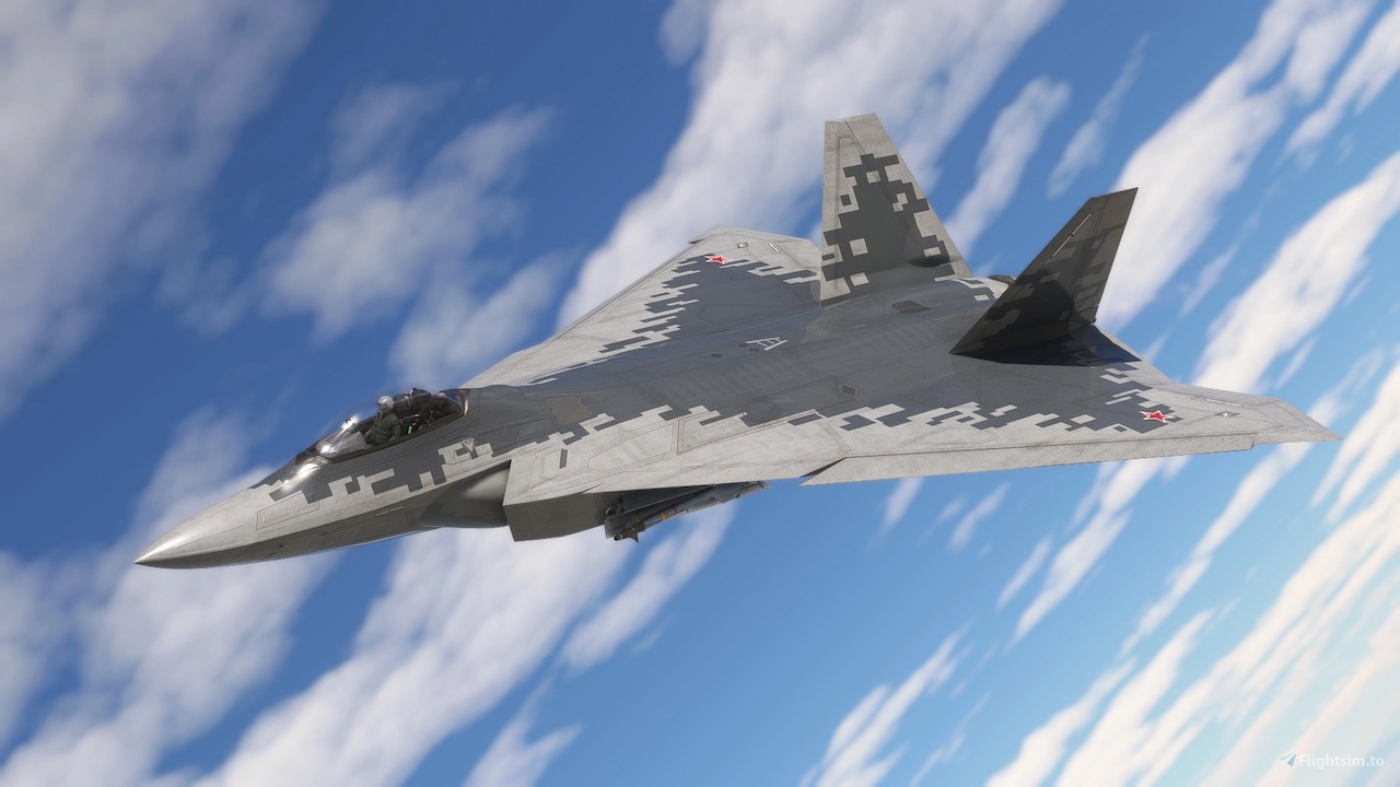 Кокпит и внешний вид истребителя FB-22 Strike Raptor в MSFS 2020