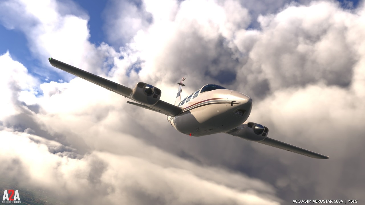 Высокодетализированный Piper Aerostar 600 от A2A Simulations в MSFS
