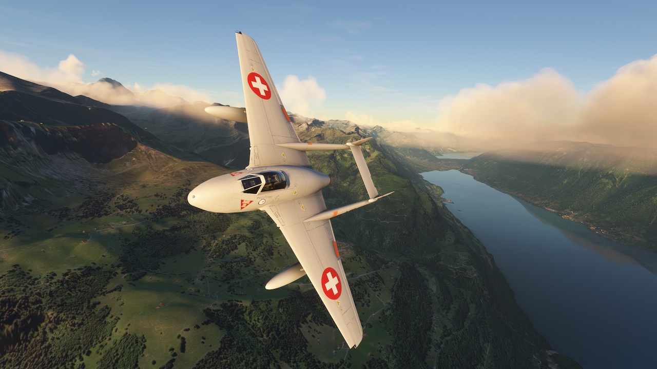 de Havilland Vampire DH-100 в MSFS — внешний вид и исторические модификации