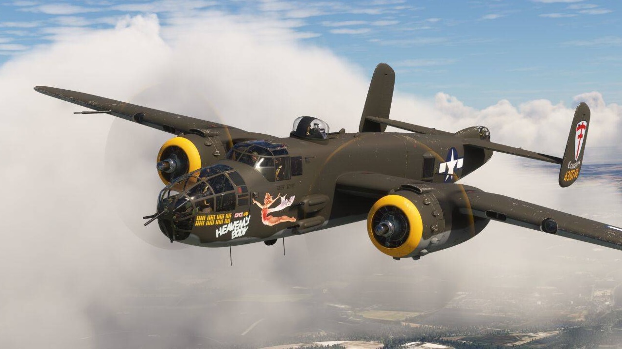 B-25J Mitchell v1.1.2 от Aeroplane Heaven в Microsoft Flight Simulator