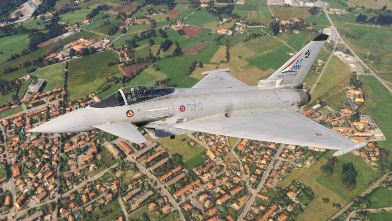 Eurofighter EF2000 Typhoon IndiaFoxtEcho в Microsoft Flight Simulator